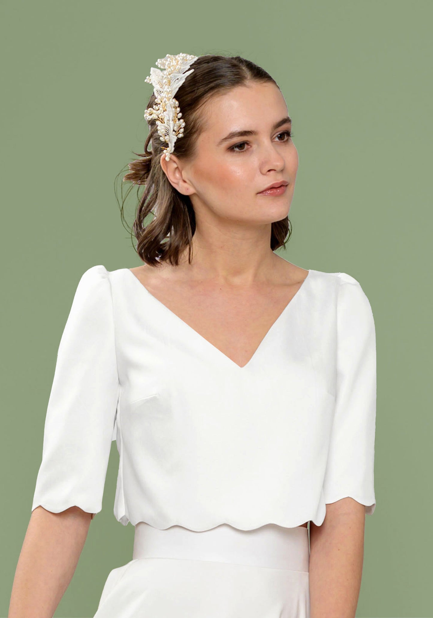 Ärmelloser Body Camellia aus Bio-Baumwolle