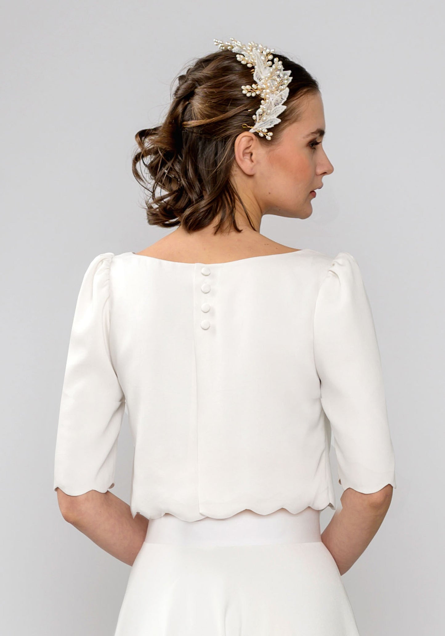 Ärmelloser Body Camellia aus Bio-Baumwolle