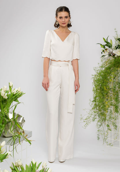 Ärmelloser Body Camellia aus Bio-Baumwolle