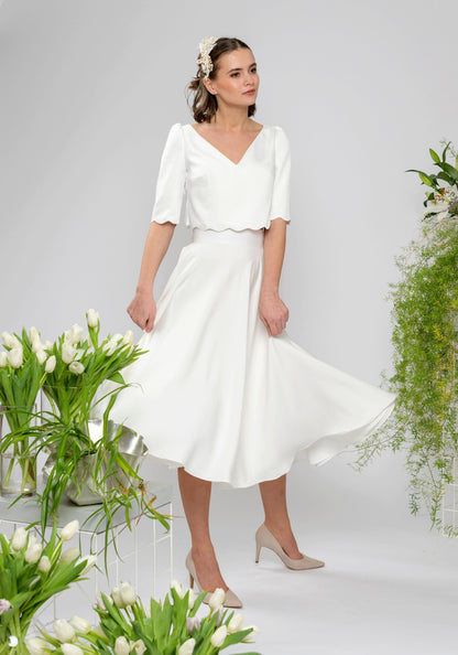 Ärmelloser Body Camellia aus Bio-Baumwolle