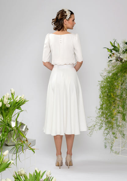 Ärmelloser Body Camellia aus Bio-Baumwolle